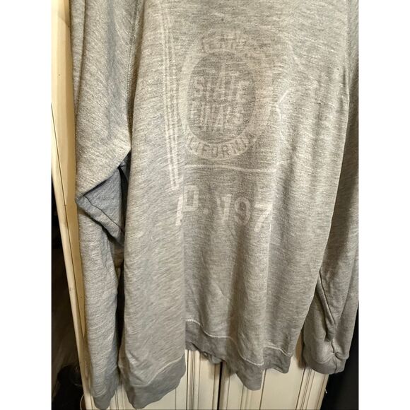 Retrobrand Women's State Finals Graphic Oversized Pullover Sweatshirt Gray Large - Picture 6 of 15